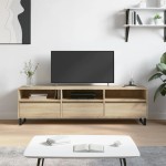 vidaXL Comodă TV, stejar sonoma, 150x30x44,5 cm, lemn prelucrat vidaXL Comodă TV, stejar sonoma, 150x30x44,5 cm, lemn prelucrat