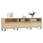 vidaXL Comodă TV, stejar sonoma, 150x30x44,5 cm, lemn prelucrat vidaXL Comodă TV, stejar sonoma, 150x30x44,5 cm, lemn prelucrat