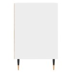 vidaXL Comodă TV, alb, 100x35x55 cm, lemn prelucrat