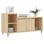 vidaXL Comodă TV, stejar sonoma, 100x35x55 cm, lemn prelucrat vidaXL Comodă TV, stejar sonoma, 100x35x55 cm, lemn prelucrat