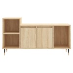 vidaXL Comodă TV, stejar sonoma, 100x35x55 cm, lemn prelucrat vidaXL Comodă TV, stejar sonoma, 100x35x55 cm, lemn prelucrat