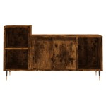 vidaXL Comodă TV, stejar fumuriu, 100x35x55 cm, lemn prelucrat vidaXL Comodă TV, stejar fumuriu, 100x35x55 cm, lemn prelucrat