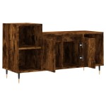vidaXL Comodă TV, stejar fumuriu, 100x35x55 cm, lemn prelucrat vidaXL Comodă TV, stejar fumuriu, 100x35x55 cm, lemn prelucrat