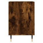 vidaXL Comodă TV, stejar fumuriu, 100x35x55 cm, lemn prelucrat vidaXL Comodă TV, stejar fumuriu, 100x35x55 cm, lemn prelucrat