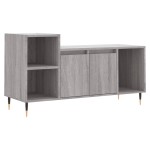 vidaXL Comodă TV, gri sonoma, 100x35x55 cm, lemn prelucrat vidaXL Comodă TV, gri sonoma, 100x35x55 cm, lemn prelucrat