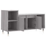 vidaXL Comodă TV, gri sonoma, 100x35x55 cm, lemn prelucrat vidaXL Comodă TV, gri sonoma, 100x35x55 cm, lemn prelucrat