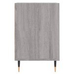vidaXL Comodă TV, gri sonoma, 100x35x55 cm, lemn prelucrat vidaXL Comodă TV, gri sonoma, 100x35x55 cm, lemn prelucrat