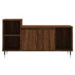 vidaXL Comodă TV, stejar maro, 100x35x55 cm, lemn prelucrat