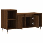 vidaXL Comodă TV, stejar maro, 100x35x55 cm, lemn prelucrat