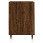 vidaXL Comodă TV, stejar maro, 100x35x55 cm, lemn prelucrat