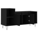 vidaXL Comodă TV, negru, 100x35x55 cm, lemn prelucrat