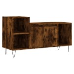 vidaXL Comodă TV, stejar fumuriu, 100x35x55 cm, lemn prelucrat vidaXL Comodă TV, stejar fumuriu, 100x35x55 cm, lemn prelucrat