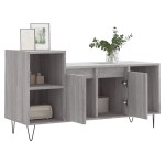 vidaXL Comodă TV, gri sonoma, 100x35x55 cm, lemn prelucrat vidaXL Comodă TV, gri sonoma, 100x35x55 cm, lemn prelucrat
