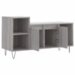 vidaXL Comodă TV, gri sonoma, 100x35x55 cm, lemn prelucrat vidaXL Comodă TV, gri sonoma, 100x35x55 cm, lemn prelucrat
