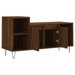 vidaXL Comodă TV, stejar maro, 100x35x55 cm, lemn prelucrat