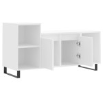 vidaXL Comodă TV, alb, 100x35x55 cm, lemn prelucrat