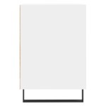 vidaXL Comodă TV, alb, 100x35x55 cm, lemn prelucrat