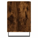 vidaXL Comodă TV, stejar fumuriu, 100x35x55 cm, lemn prelucrat vidaXL Comodă TV, stejar fumuriu, 100x35x55 cm, lemn prelucrat