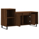 vidaXL Comodă TV, stejar maro, 100x35x55 cm, lemn prelucrat