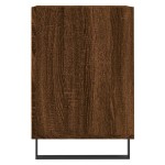 vidaXL Comodă TV, stejar maro, 100x35x55 cm, lemn prelucrat