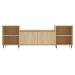 vidaXL Comodă TV, stejar sonoma, 160x35x55 cm, lemn prelucrat