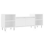 vidaXL Comodă TV, alb, 160x35x55 cm, lemn prelucrat vidaXL Comodă TV, alb, 160x35x55 cm, lemn prelucrat