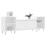 vidaXL Comodă TV, alb, 160x35x55 cm, lemn prelucrat vidaXL Comodă TV, alb, 160x35x55 cm, lemn prelucrat