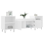 vidaXL Comodă TV, alb, 160x35x55 cm, lemn prelucrat vidaXL Comodă TV, alb, 160x35x55 cm, lemn prelucrat