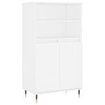 vidaXL Bufet înalt, alb, 60x36x110 cm, lemn prelucrat