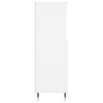 vidaXL Bufet înalt, alb, 60x36x110 cm, lemn prelucrat