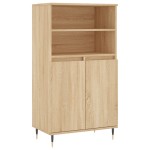 vidaXL Dulap înalt, stejar sonoma, 60x36x110 cm, lemn prelucrat