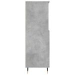 vidaXL Dulap înalt, gri beton, 60x36x110 cm, lemn compozit