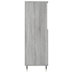 vidaXL Dulap înalt, gri sonoma, 60x36x110 cm, lemn prelucrat