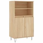 vidaXL Dulap înalt, stejar sonoma, 60x36x110 cm, lemn prelucrat