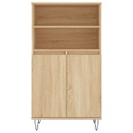 vidaXL Dulap înalt, stejar sonoma, 60x36x110 cm, lemn prelucrat
