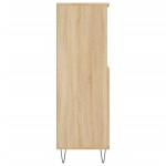 vidaXL Dulap înalt, stejar sonoma, 60x36x110 cm, lemn prelucrat