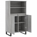 vidaXL Dulap înalt, gri sonoma, 60x36x110 cm, lemn prelucrat