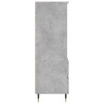 vidaXL Dulap înalt, gri beton, 40x36x110 cm, lemn compozit
