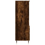 vidaXL Dulap înalt, stejar fumuriu, 40x36x110 cm, lemn compozit