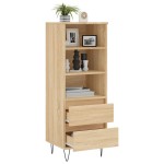vidaXL Dulap înalt, stejar sonoma, 40x36x110 cm, lemn compozit vidaXL Dulap înalt, stejar sonoma, 40x36x110 cm, lemn compozit