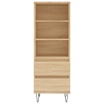vidaXL Dulap înalt, stejar sonoma, 40x36x110 cm, lemn compozit vidaXL Dulap înalt, stejar sonoma, 40x36x110 cm, lemn compozit