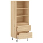 vidaXL Dulap înalt, stejar sonoma, 40x36x110 cm, lemn compozit vidaXL Dulap înalt, stejar sonoma, 40x36x110 cm, lemn compozit