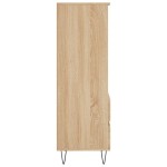 vidaXL Dulap înalt, stejar sonoma, 40x36x110 cm, lemn compozit vidaXL Dulap înalt, stejar sonoma, 40x36x110 cm, lemn compozit