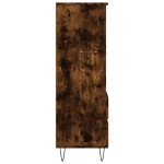 vidaXL Dulap înalt, stejar fumuriu, 40x36x110 cm, lemn compozit vidaXL Dulap înalt, stejar fumuriu, 40x36x110 cm, lemn compozit