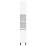 vidaXL Dulap de baie, alb, 30x30x190 cm, lemn prelucrat