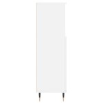 vidaXL Dulap de baie, alb, 30x30x100 cm, lemn prelucrat