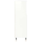 vidaXL Dulap de baie, alb extralucios, 30x30x100 cm, lemn prelucrat vidaXL Dulap de baie, alb extralucios, 30x30x100 cm, lemn prelucrat