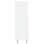 vidaXL Dulap de baie, alb, 30x30x100 cm, lemn prelucrat