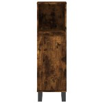 vidaXL Dulap de baie, stejar afumat, 30x30x100 cm, lemn prelucrat vidaXL Dulap de baie, stejar afumat, 30x30x100 cm, lemn prelucrat