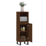 vidaXL Dulap de baie, stejar maro, 30x30x100 cm, lemn prelucrat vidaXL Dulap de baie, stejar maro, 30x30x100 cm, lemn prelucrat